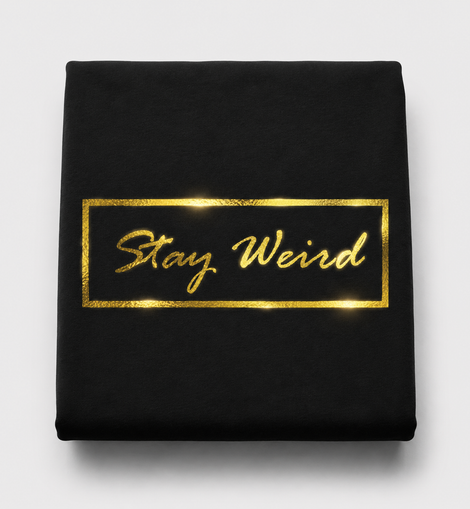 Stay Weird (Gold Foil) - Shirt