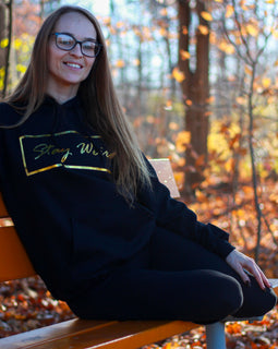 Stay Weird (Gold Foil) - Hoodie