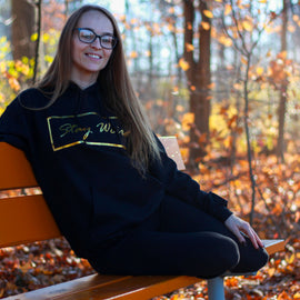 Stay Weird (Gold Foil) - Hoodie